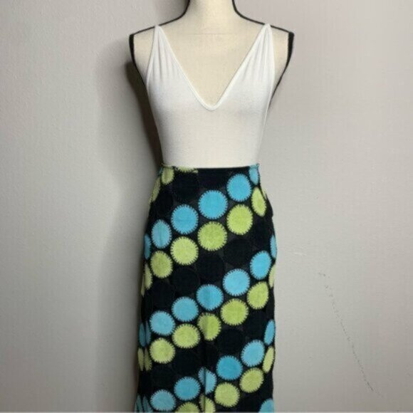 Metro style Vintage Leather Midi Skirt - Picture 4 of 13